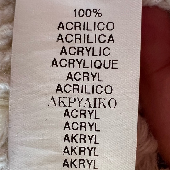 Stradivarius sweater dress tunic turtleneck cream large knit - Picture 7 of 7